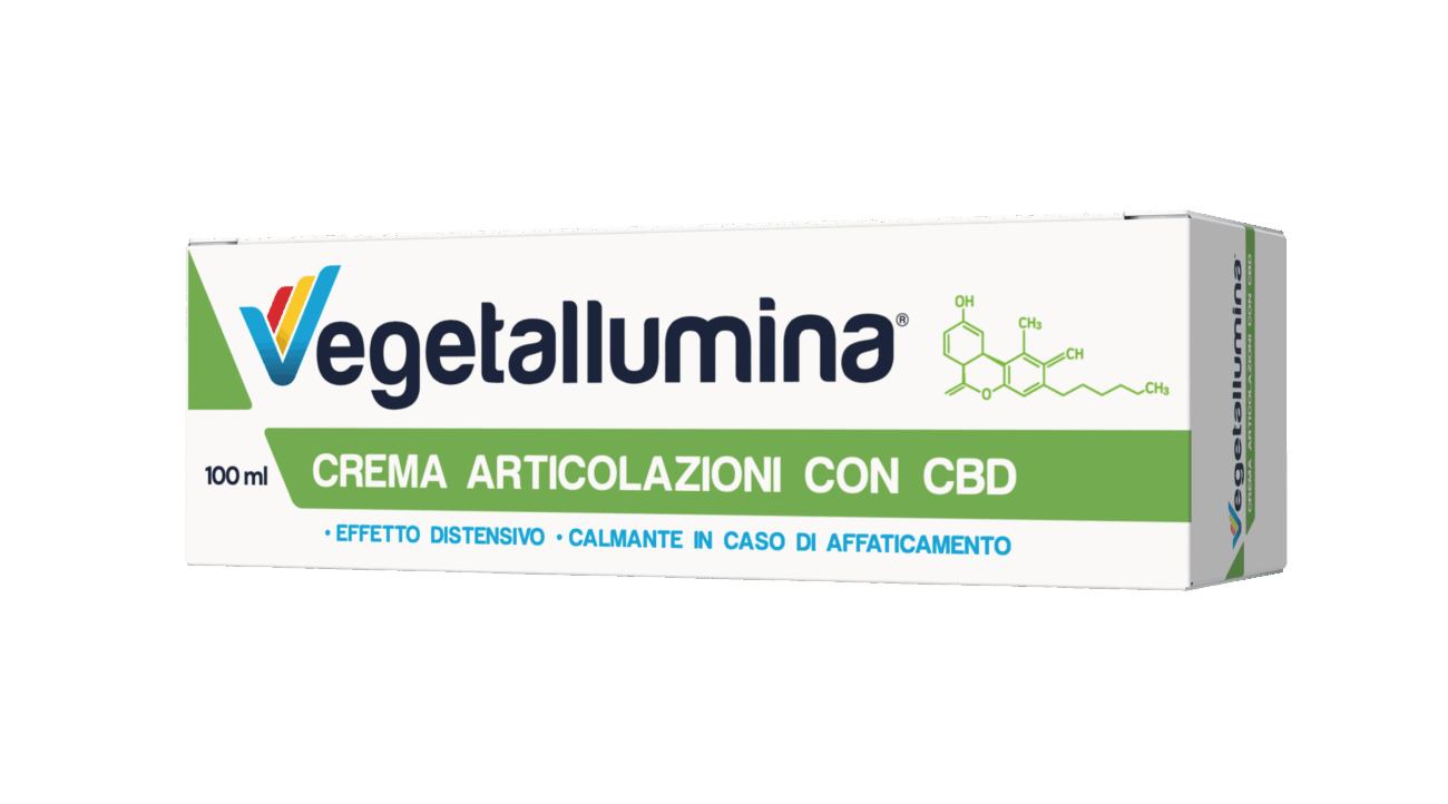 Crema articolazioni con CBD astuccio senza sfondo