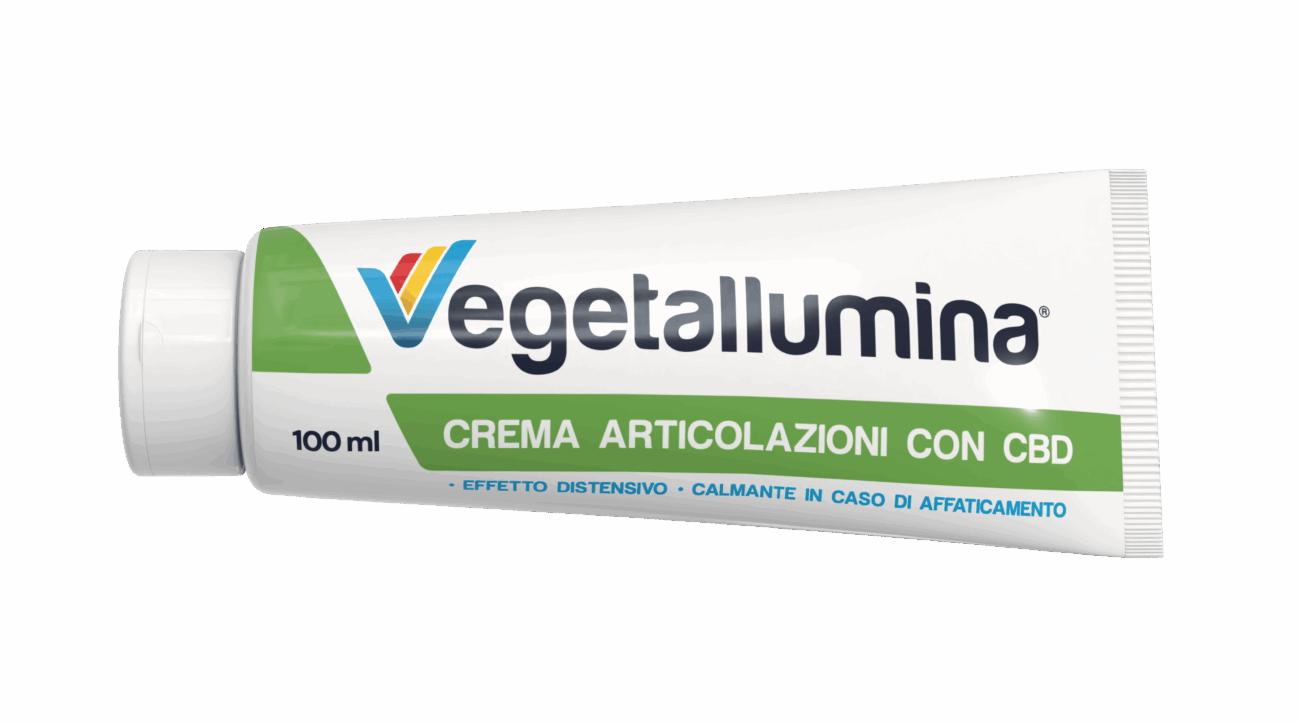 Crema articolazioni con CBD tubo senza sfondo